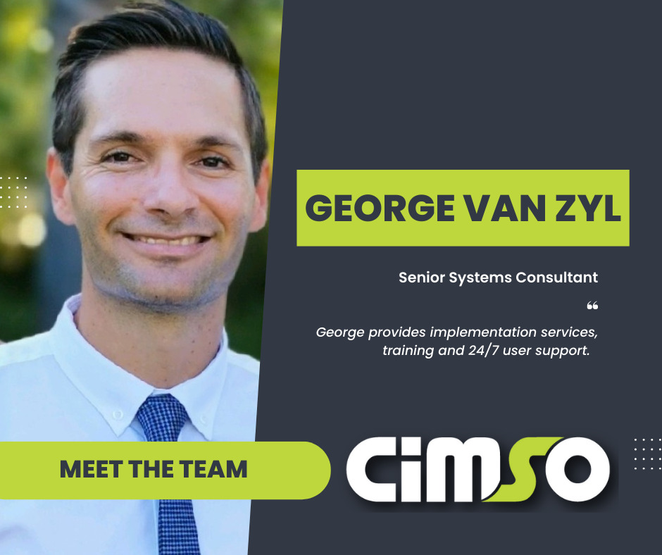 Featured image for “Meet the team – George van Zyl.”